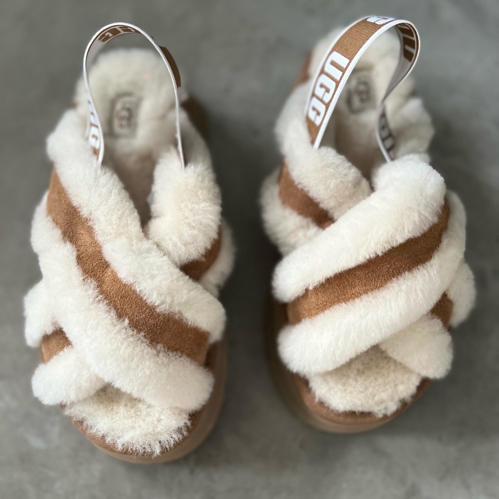 UGG Disco Cross Platform Sandal size US 6 EU 37